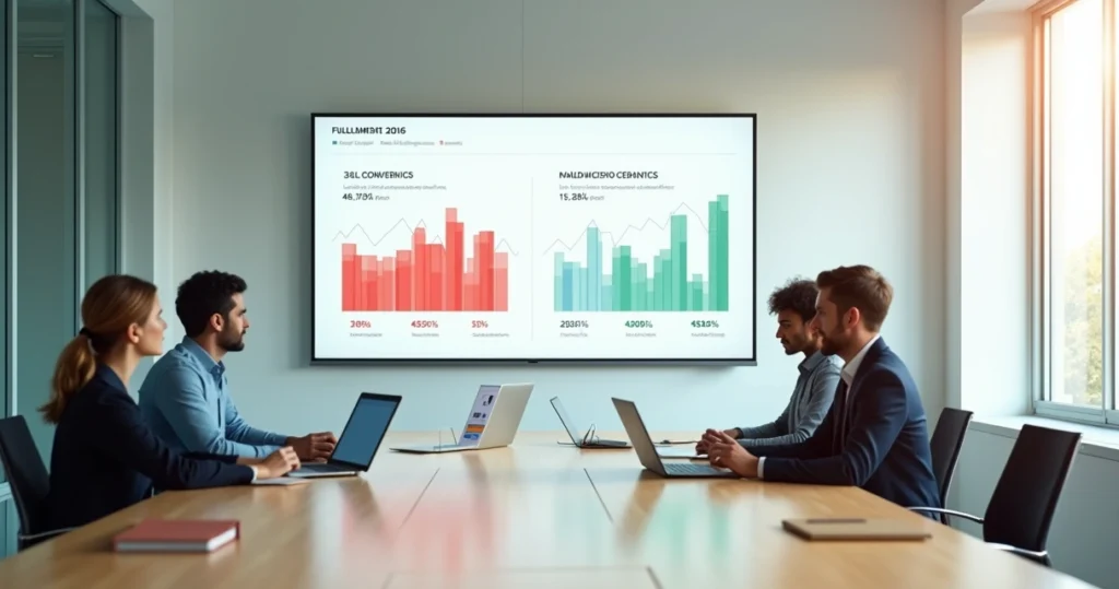 Comparação visual de custos logísticos e prazos em fulfillment ecommerce 2026